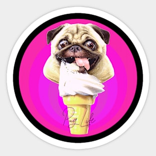 Pug Life Sticker